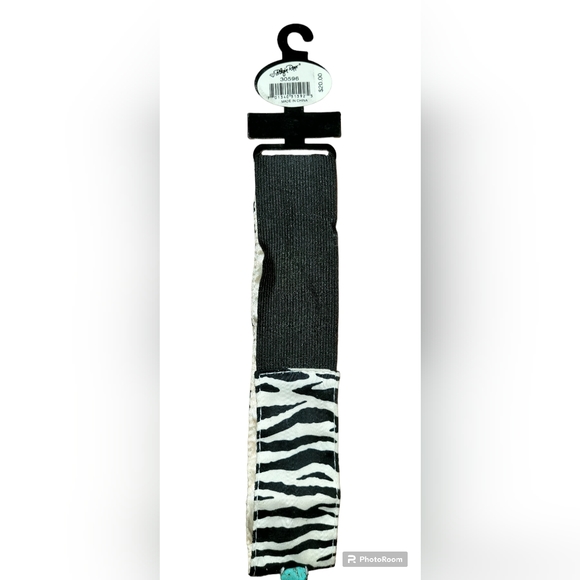 Blazin Roxx Zebra and Turquoise Headband/Hat Band - Picture 2 of 2